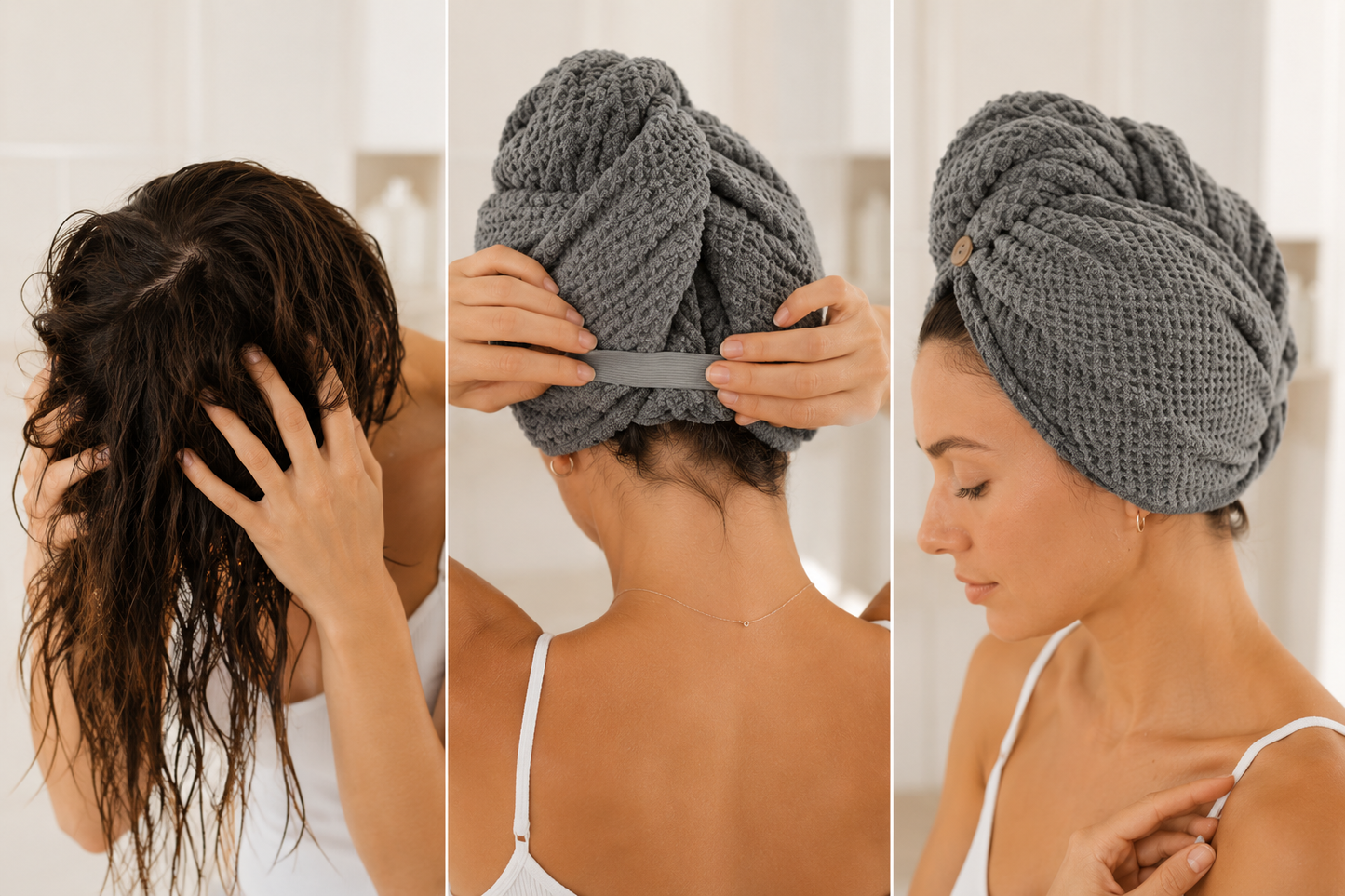 Rinely Hair Wrap Towel — Made for Filtered Showers