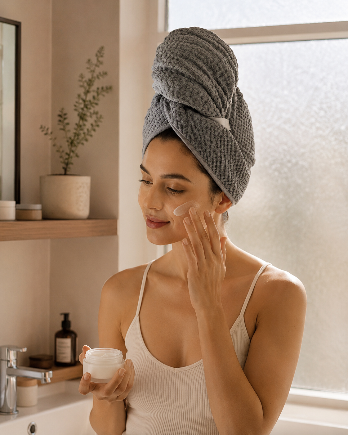 Rinely Hair Wrap Towel — Made for Filtered Showers