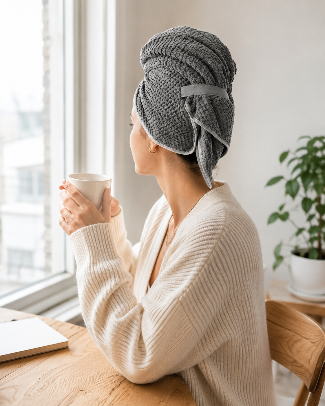 Rinely Hair Wrap Towel — Made for Filtered Showers