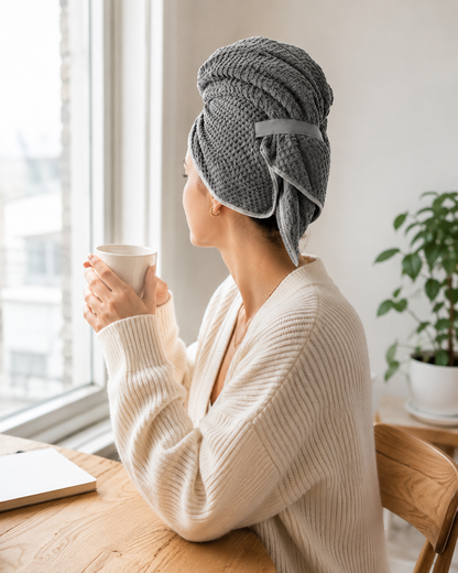 Rinely Hair Wrap Towel — Made for Filtered Showers